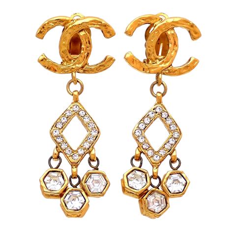 chanel vintage earrings sale|most collectible chanel earrings.